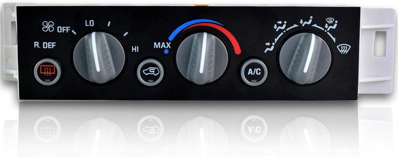 MuHize 599-006 16238885 A/C Heater Climate Control Module Compatible with1996-2000 Chevrolet Chevy Tahoe Suburban GMC Yukon 1572547 16231165 w/Rear Window Defogger Switch - Image 1
